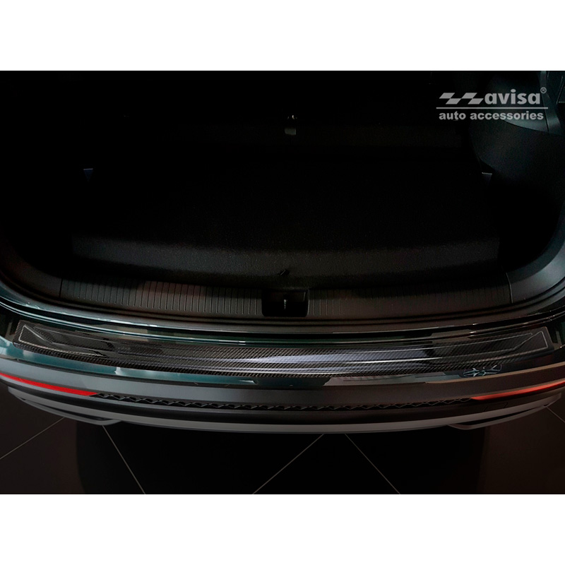 Real 3D Carbon Rear bumper protector  Seat Tarraco 2019-