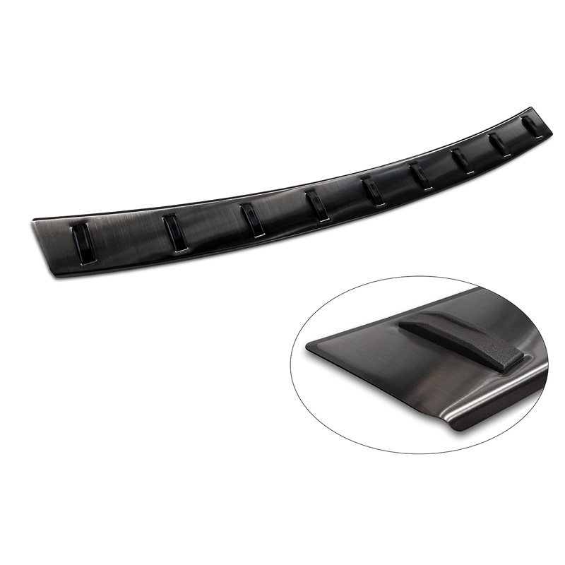 Black Stainless Steel Rear bumper protector  Mazda CX-60 (KH) 2022- 'STRONG EDITION'