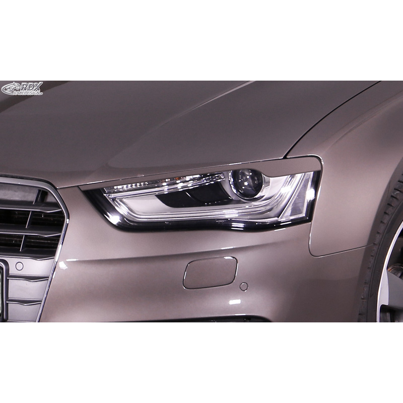 Head light spoilers  Audi A4 (B8) Sedan/Avant Facelift 2011-2015 (ABS)