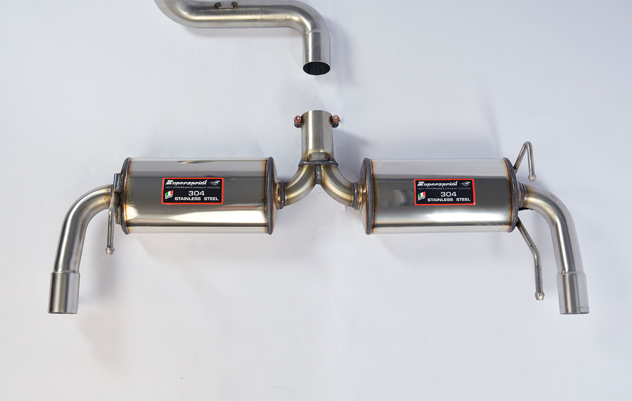 Sport muffler for 500 Abarth essesse 160hp