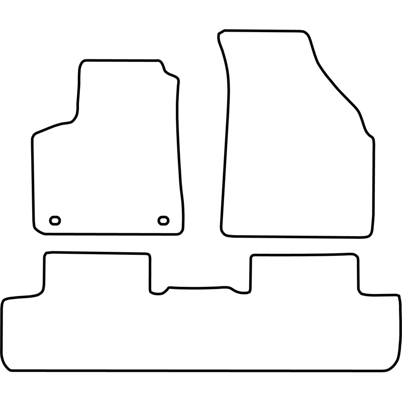 Set car mats  Chevrolet Tacuma 2004-2009