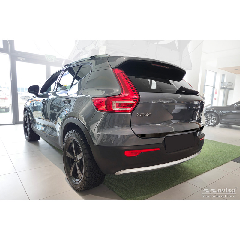 Avisa Black Chrome Stainless Steel Tailgate Trim  Volvo XC40 (536) 2017-