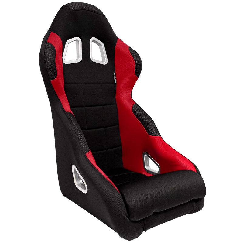Sport seat 'K5' - Black/Red - Non-reclinable back-rest - incl. slides