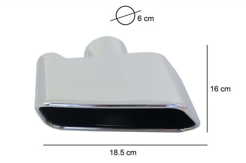 Diffuser met Sierstukken BMW G30/G31 Chroom 17-