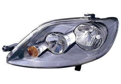 koplamp, H7+H7, incl stelmotortje, links VW Golf Plus, 2005-2009