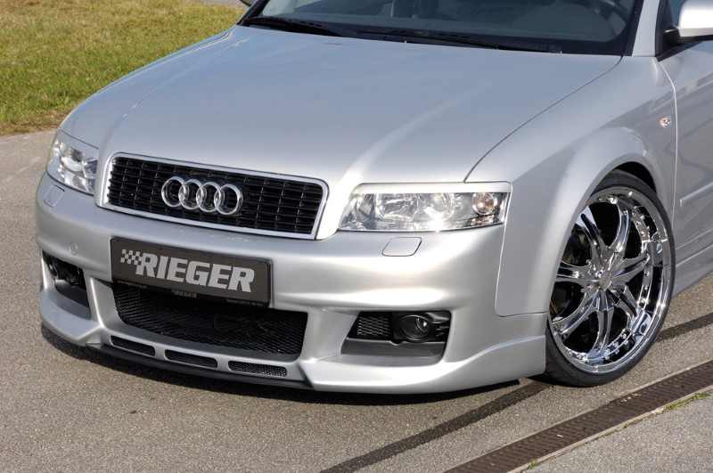 Spoilerzwaard Carboon-look voor Frontbumper Audi A4 8E Nieuw Des