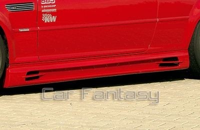 Sideskirts Opel Calibra with 2 schacht and 2 uitsnedes Rieger