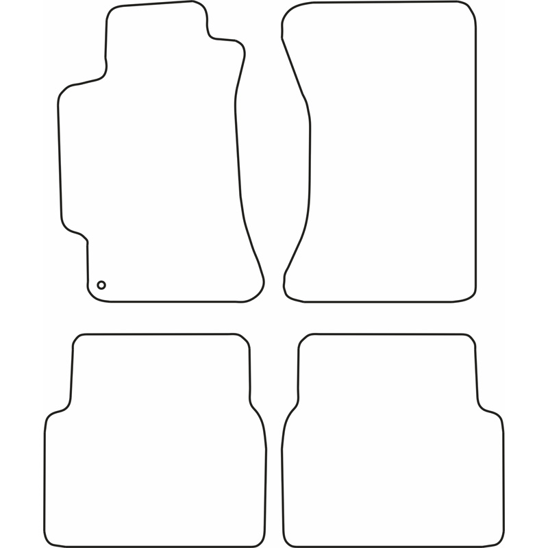 Set velour car mats  Subaru Impreza 2000-2008