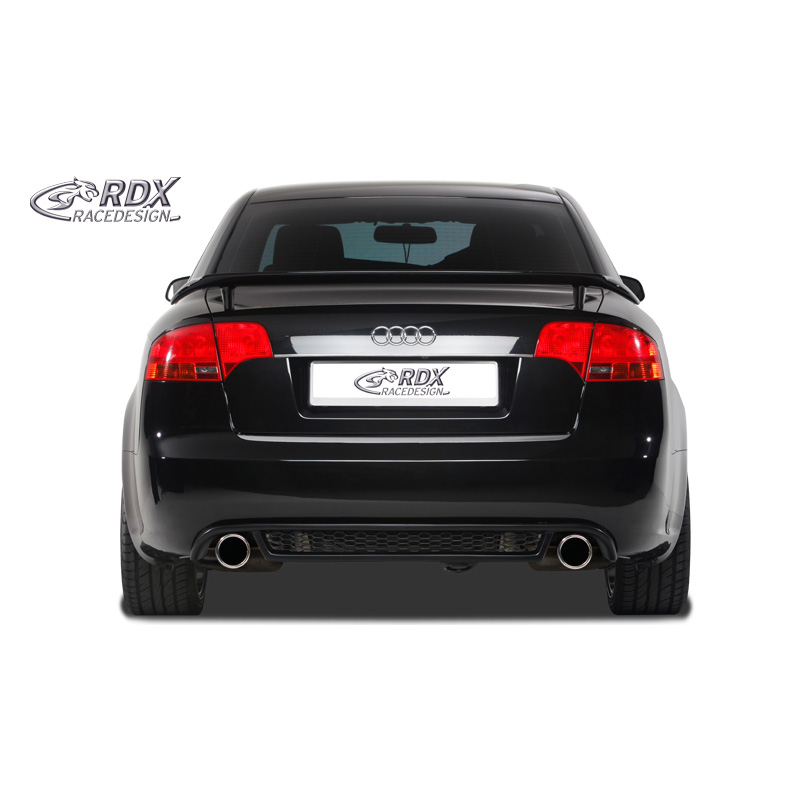 Rear bumper skirt (mid piece)  Audi A4 B7 2005-2008 (PU)