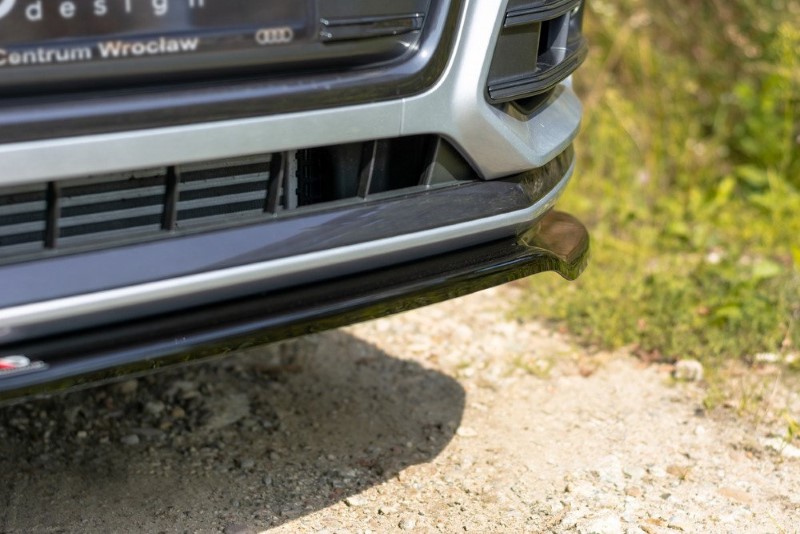 Voorspoiler passend voor Audi SQ5/Q5 S-Line MK11 Glanzend Zwart