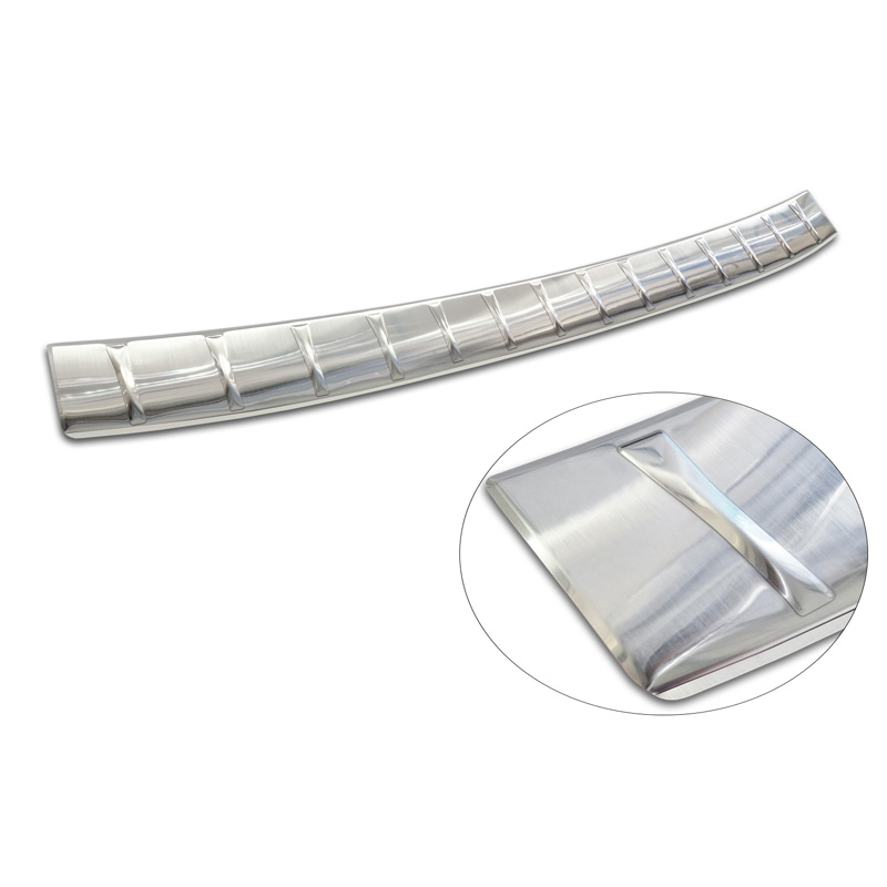 Stainless Steel Rear bumper protector  Skoda Superb IV Combi 2023- 'Ribs'