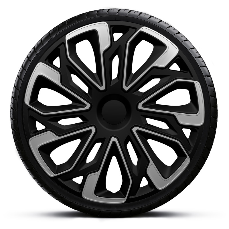 Set wheel covers Estoril 14-inch silver/black