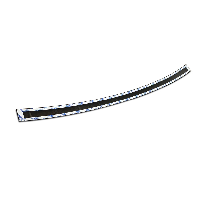 Matt Black Stainless Steel Rear bumper protector  Renault Espace VI E-Tech Hybrid 2023- 'Ribs'