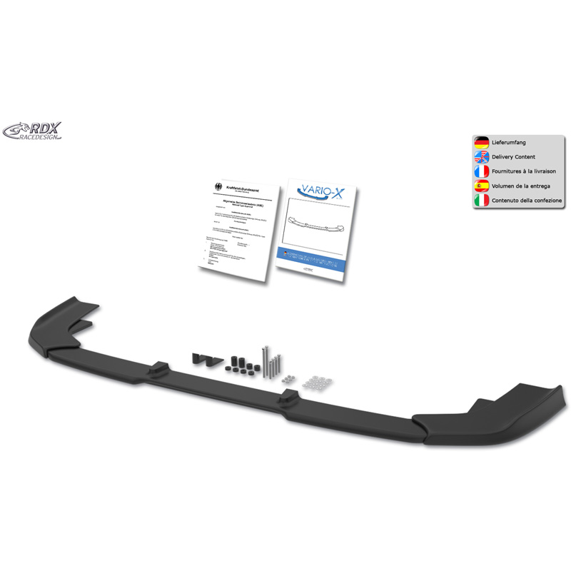 RDX Front spoiler Vario-X  Hyundai H350 2015- (PU)