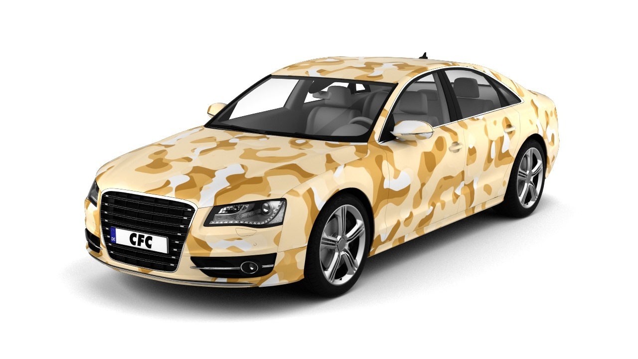 Car wrapping film for full vehicle wrapping Camouflage
