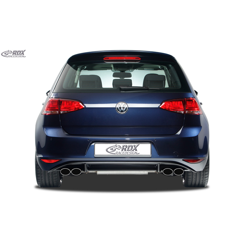 Rear bumper skirt 'Diffuser'  Volkswagen Golf VII HB 3/5-doors 2012- 'R-Look' excl. GTi/GTD (PUR)