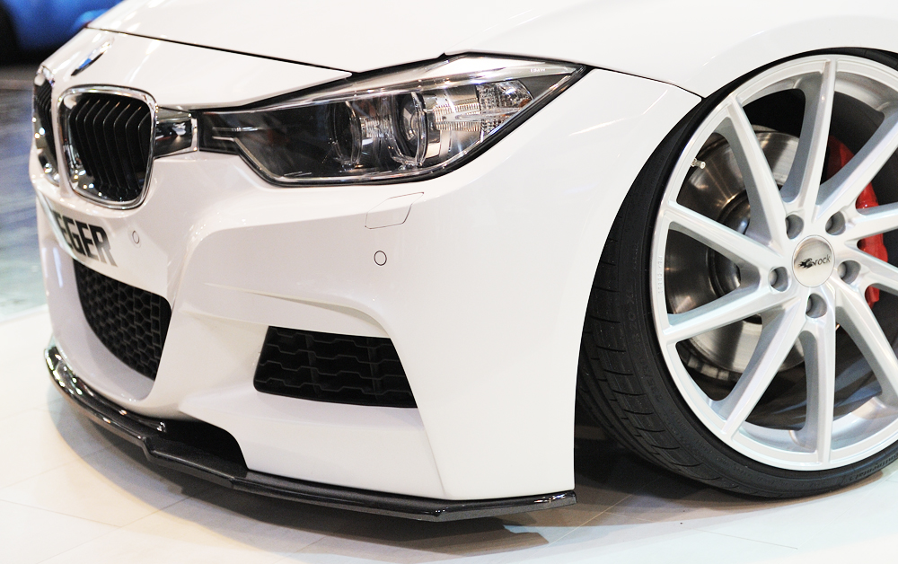 Voorspoiler passend voor BMW 3Serie F30/F31 2012-... Ongespoten Rieger