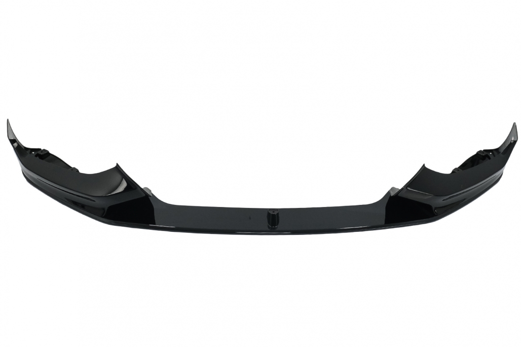 Voorspoiler passend voor BMW 1 Serie F20 / F21 LCI 15-19 M-Pakket Glans Zwart