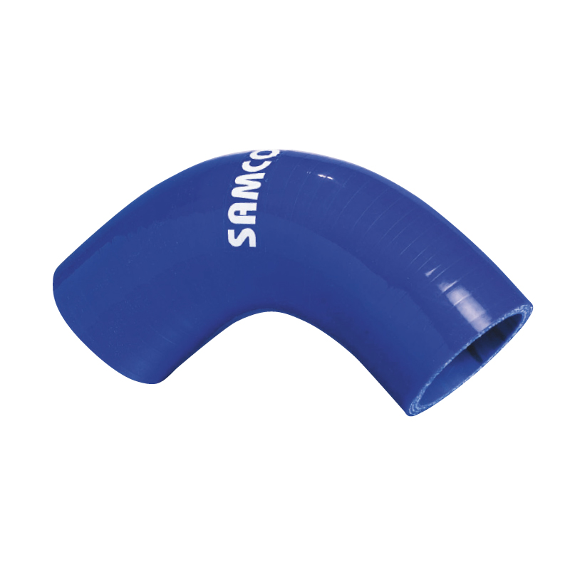 Samco Silicon hose 90 degree elbow - Length 125mm - Ø83mm - Blue