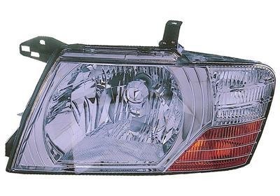 koplamp, H7+H1, chroom, elektr verstelb, rechts Mitsubishi Pajer