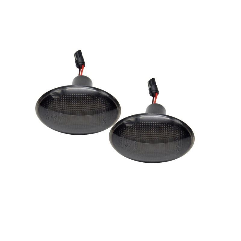 Set LED Side Indicators  Mini R55 Clubman / R56 / R57 Cabrio / R58 Coupe / R59 Roadster - Smoke - incl. Dynamic Running Light
