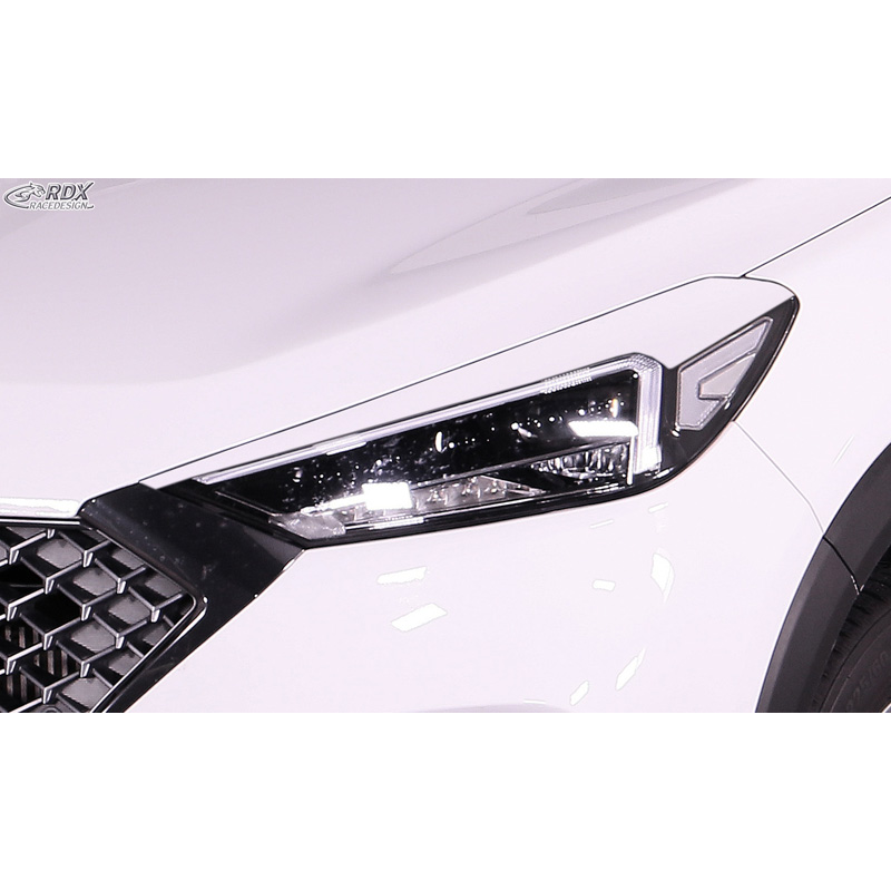 Head light spoilers  Hyundai Tucson (TLE) Facelift (only LED headlights) 2018-2020 (ABS)