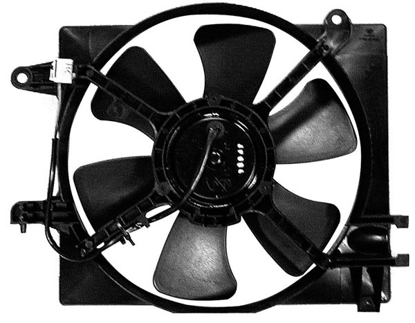 Radiator FAN COMPLEET MATIZ 01-05 320mm 800Ie/1000Ie +AC