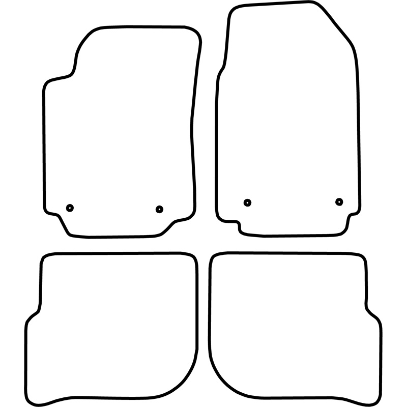 Set car mats  Audi 100 1991-1994 / A6 1994-1997