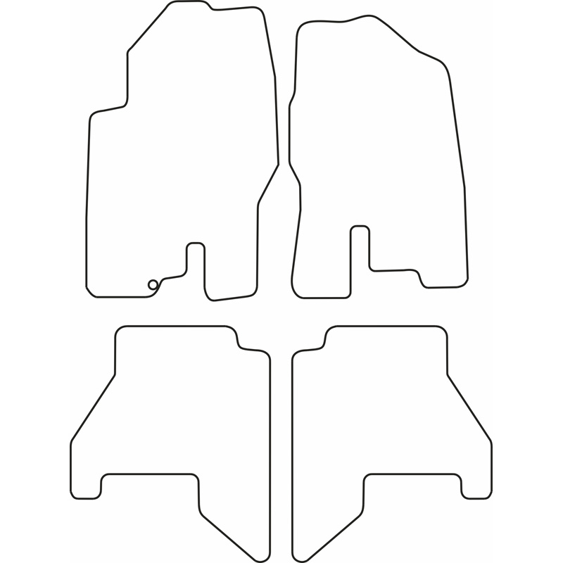 Set car mats  Nissan Pathfinder 2005-2013