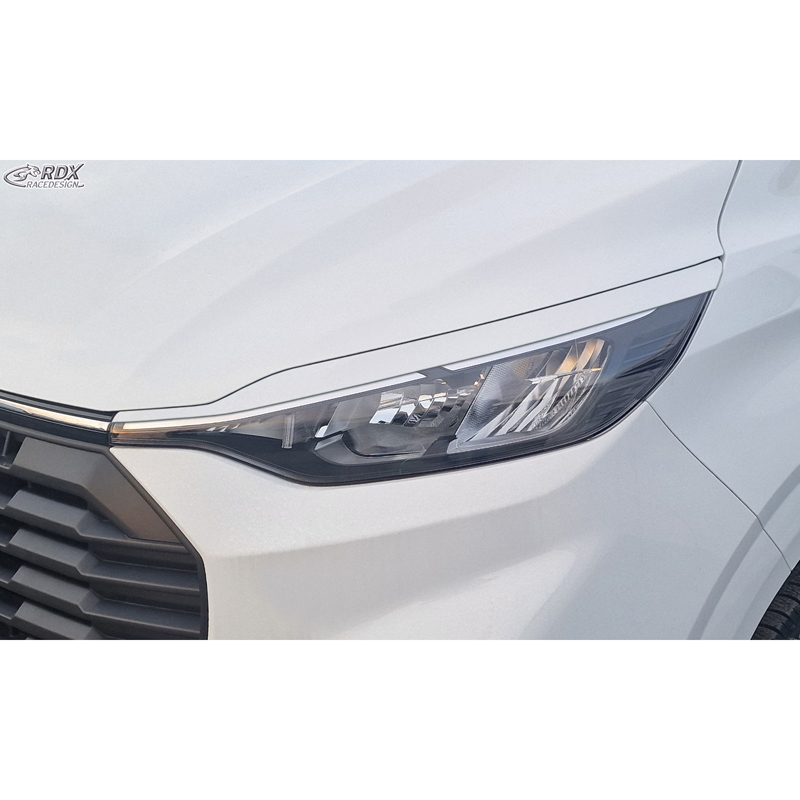 RDX Head light spoilers  Ford Transit Custom & Tourneo Custom (V710) 2023- (with Halogen) (ABS)
