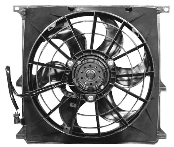 VOOR ZET FAN E36 4 CYL. 07.96->> NIET TD/TDS voor AIRCO/4 CYL.