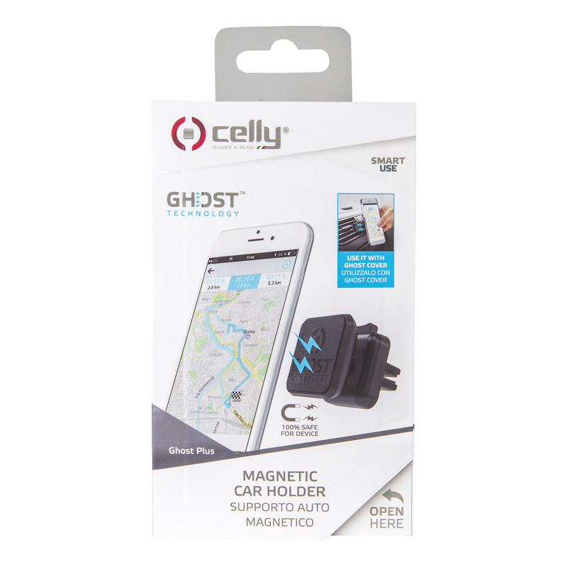 Celly Magnetic Holder Ghost Plus Black