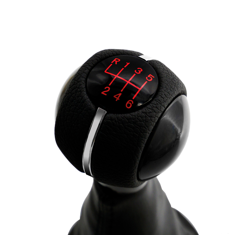 Simoni Racing Gear Knob OEM  Mini Cooper, Clubman & Countryman F54/55/56/60 - Black incl. Red Shift Pattern