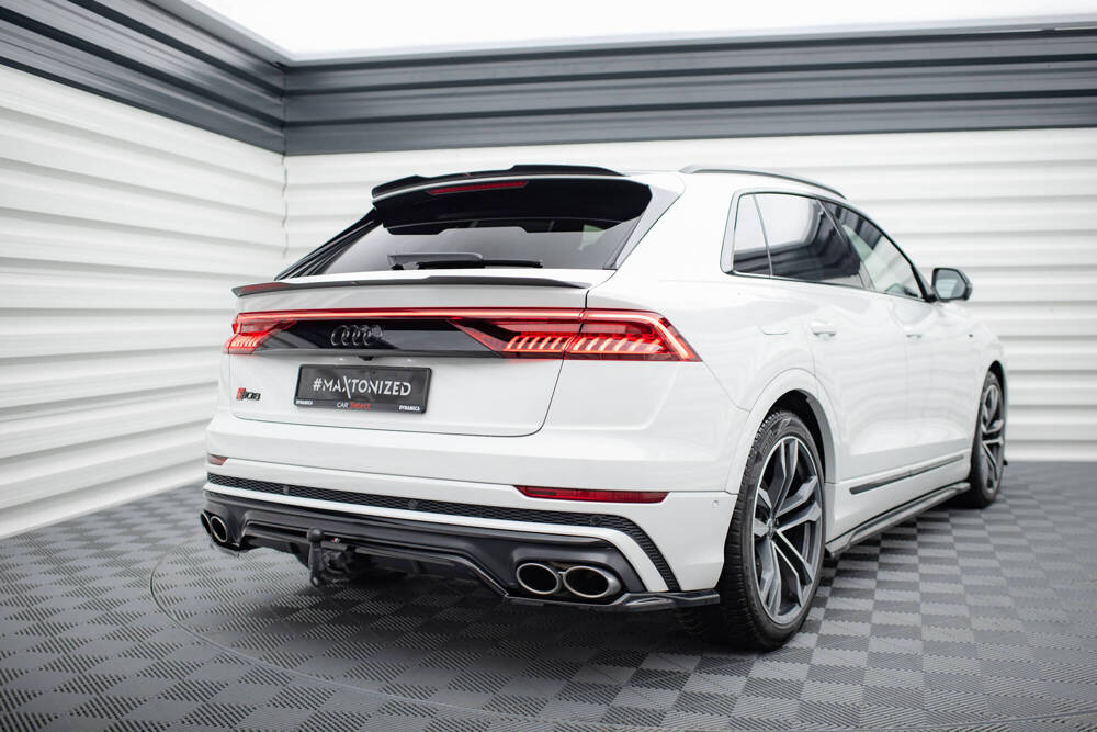 Diffuser passend voor Audi SQ8 MK1 Glans Zwart Maxton Design