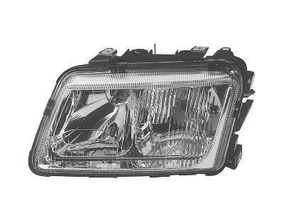 koplamp, H7+H1, rechts,-09/2000 Audi A3, 1996-2005