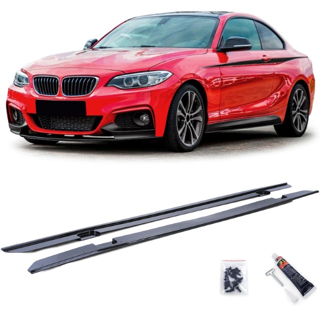 BWM 1 Serie F22/F23 2014-2015 Designer Grill set chromee/Zwart