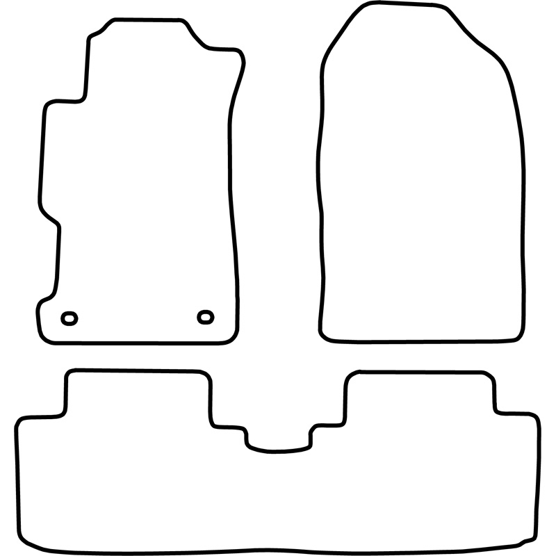Set car mats  Honda Civic coupe 2001-2005