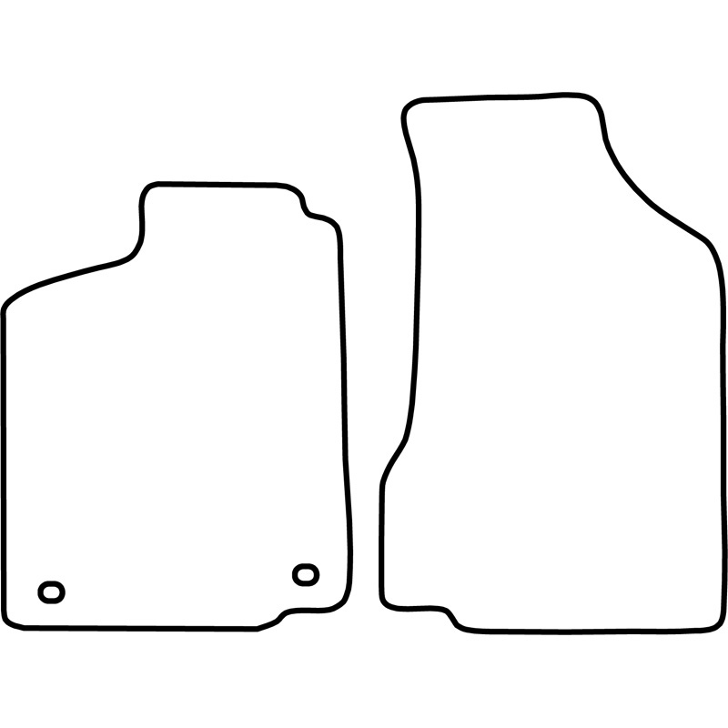 Set velour car mats  Seat Inca 1996-2003