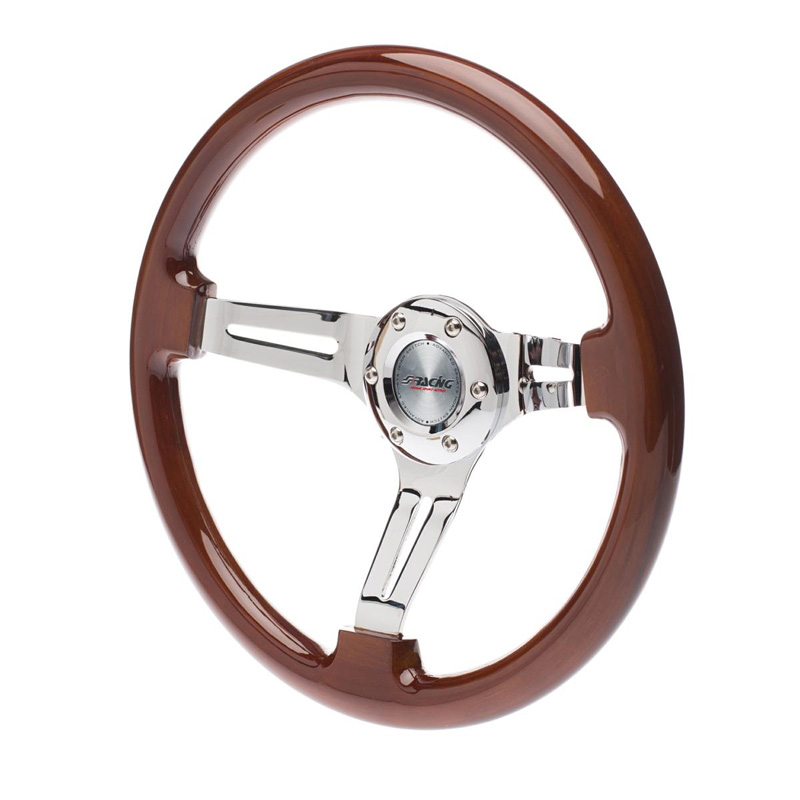 Simoni Racing Universal Steering Wheel Didier - Wood - Diameter 350mm