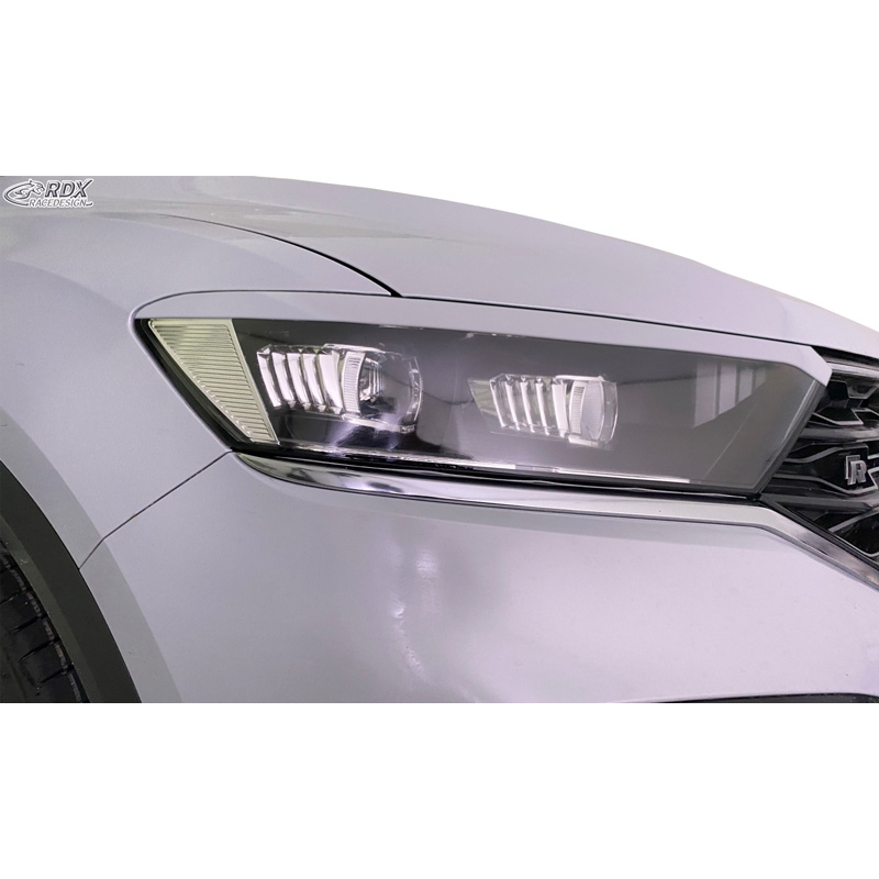 Head light spoilers  Volkswagen T-Roc (A1) 2017-2021 (ABS)