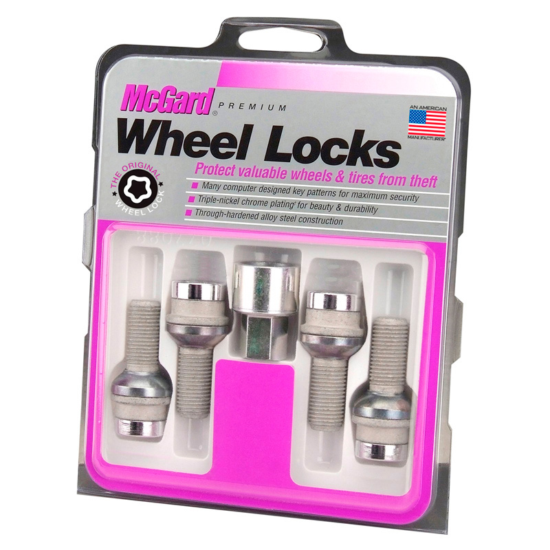 McGard Wheel locking bolts M14x1.50 - Round-Head R14 - Length 28,3mm (19mm hex)