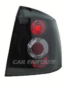 Taillights Opel Astra G style Black