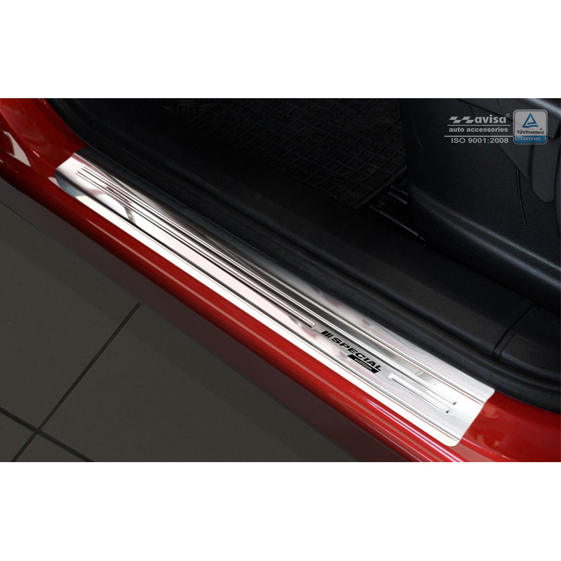 Inox door sill protectors  Nissan Qashqai I 2007-2013 - 'Special Edition' - 4-pieces