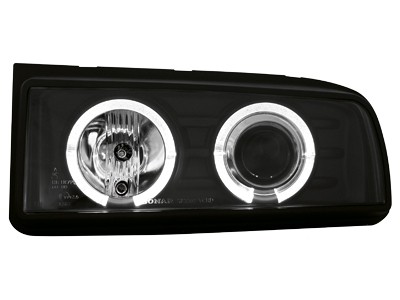 Headlights VW Corrado Angel Eyes Black