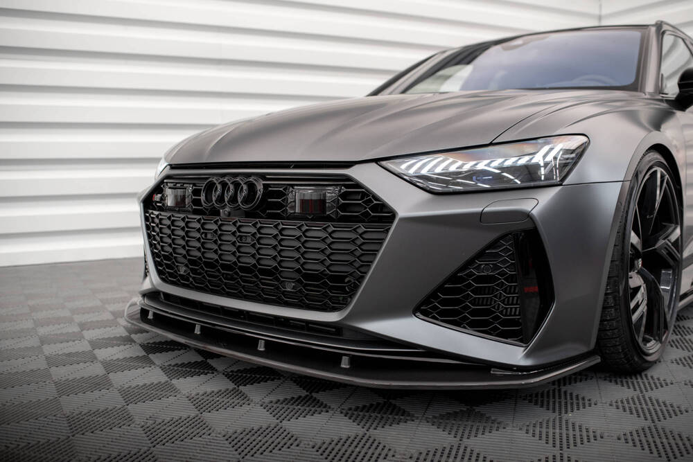 Set Carbon Fiber Splitters Audi RS6 C8