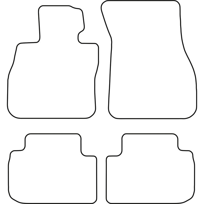 Set car mats  BMW 1-Series (F40) 2019- & 2-Series (F44) Gran Coupe 2019-