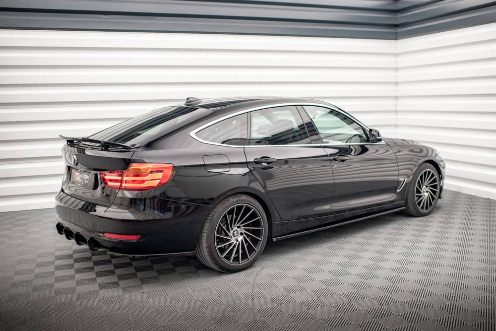 Zijskirts passend voor BMW 3 Serie GT F34 Maxton Glans Zwart
