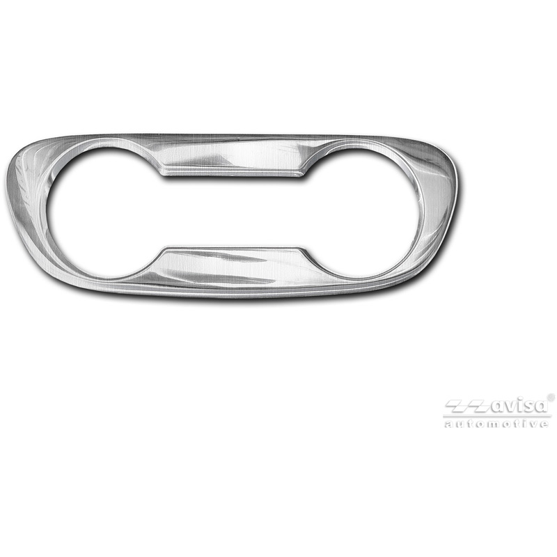 Avisa Stainless Steel cup holder trim cover  Mercedes Vito Tourer W447 Facelift 2024- - Silver