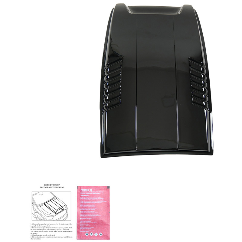Bonnet Scoop  Ford Ranger T7/T8 2015-2022 - Gloss black