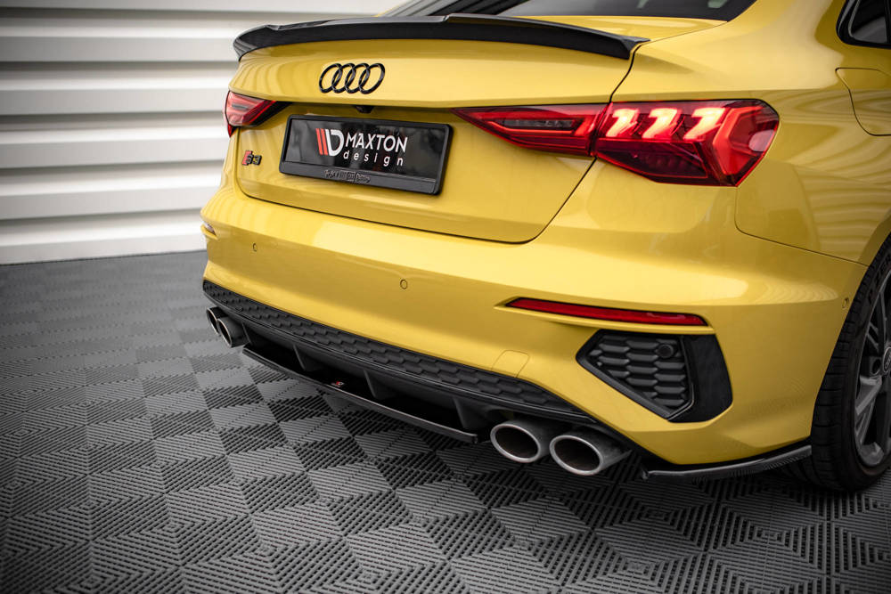 Diffuser passend voor Audi S3 8Y Limousine Glans Zwart